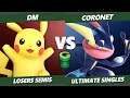 Game Underground Losers Semis - DM (Pikachu) Vs. Coronet (Greninja) SSBU Ultimate Tournament