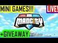 🔴💰MINIGAMES!!!+GIVEAWAY!!!💰(MAD CITY RobloX)🔴