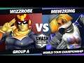 SWT Championship Group A - Wizzrobe (Falcon) Vs. Mew2King (Sheik, Marth) SSBM Melee Tournament