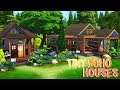 TINY BOHO HOUSES 💗 | The Sims 4 | Speed Build