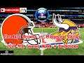 Cleveland Browns vs. Minnesota Vikings | 2021 NFL Week 4 | Predictions Madden NFL 22