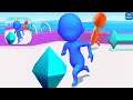 Diamond Race 3D ๐ฎ All Levels Gameplay Android iOS Max Level Deathmatch