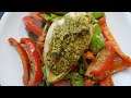 Pesto-Hähnchen Gemüsepfanne | Mori kocht