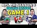RSG PH vs OMEGA GAME 1 [ ENGLISH ] - MPL PH SEASON 8