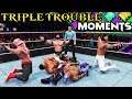 WWE 2K20 Triple Trouble Moments!