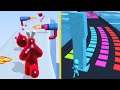 Blob Runner 3D Vs Stack Colors - All Levels Gameplay Android, iOS NEW UPDATE