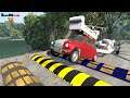 Cars vs Massive Speed Bumps #103 - BeamNG.drive | BeamNG-Cars TV