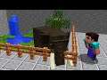 Minecraft Battle: Noob and Pro are in the zoo