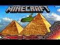 Minecraft Pyramid Treasure! #AbuseTheVillagers villager prison