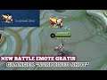 New battle emote gratis - Granger "surprised shot" event april mop _ Mobile Legends