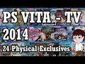 PS Vita 2014 Retrospective - Notable physical exclusives for the Vita, Slim and TV.