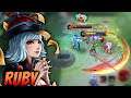 RUBY MAKES CHOU UNABLE TO DO A LOT OF THINGS - BUILD RUBY TERSAKIT | TOP GLOBAL RUBY