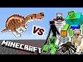 Spinosaurus Vs. Mutant Monsters in Minecraft 2 (no water)