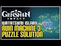 Watatsumi Island Ruin Machine Puzzle 3 Solution Genshin Impact