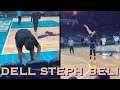 📺 Dell Curry gives away ball autographed by Stephen; Nemanja “Beli” Bjelica workout/3s at pregame