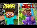 Evolution Of Minecraft Games 2009-2021