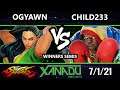 F@X 412 Winners Semis - ogyawn (Laura) Vs. Child233 (Balrog) - Street Fighter V