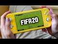 gameplay de FIFA 20 pero en mi Nintendo SWITCH LITE 😅 mi primer partido de la CHAMPIONS