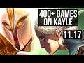 KAYLE vs CAMILLE (TOP) | Rank 3 Kayle, 7/2/8, 400+ games, Dominating | NA Challenger | v11.17