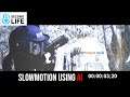 Second Life Slowmotion Machinima Technique Using AI-Powered Video Frames Interpolation, Demo Reel