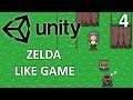 Unity Zelda-like Game #4 (Scrolling and Buttons)
