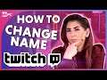 How To Change Name On Twitch 2021! Learn to use Twitch Ep. 4