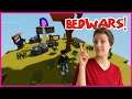 Playing Bedwars in Roblox!