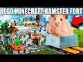 Real LIFE Minecraft Box Fort! Hamster Lego Obstacle Course Challenge (Lego Minecraft)