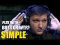 S1MPLE PLAY WITH BOTS OR WTF? | S1MPLE STREAM CSGO