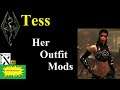 Skyrim (mods) - Tess: Her Outfit Mods