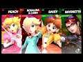 Super Smash Bros Ultimate Amiibo Fights  – Request #19432 Peach & Rosalina vs Daisy & Bayonetta