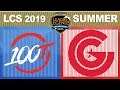 100 vs CG - LCS 2019 Summer Split Week 2 Day 2 - 100 Thieves vs Clutch Gaming