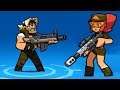 Спасти Сумасшедшего доктора 2 акт! 2D Games Bombastic Brothers – Run & Gun #2