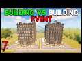 7 Days To Die - ROCKET LAUNCHER BATTLE! Building Vs Building