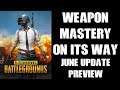 Console PUBG June '19 UPDATE Patch Preview - PS4 & Xbox - Weapon Mastery & More!