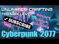 CYBERPUNK 2077 fastest crafting exploit