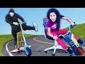 FASTEST CAR BUILT from JUNK WINS CHALLENGE! - Hacker PZ9 vs SPY NINJAS to Reveal Vy Qwaint Secret