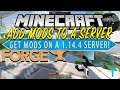 How To Add Mods to A Minecraft Server in Minecraft 1.14.4