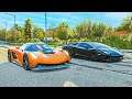 Koenigsegg Jesko (1600 hp) vs Lamborghini Aventador SV (1400 hp) | Forza Horizon 4 Drag Race