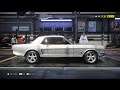 Need for Speed HEAT - 1965 Ford Mustang - Car Show Speed Jump Crash Test . 1440p 60fps.