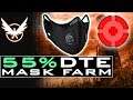 Division 2 HOW TO FARM GOD ROLL MASK EASY with DTE 55% Damage to Elites