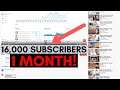 HOW THE CONTENT BUG GAINED 16,000 SUBSCRIBERS IN 1 MONTH! (Why Small YouTubers Should Watch)