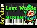 Lost Woods from Cadence of Hyrule - Medium Mode [Piano Tutorial] (Synthesia)