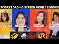 SCRIPT LOADING SCREEN ML VERSI ONIC Kayes, EVOS Funi, BTR Alice, RRQ Vivi - Mobile Legends