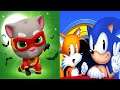 Sonic Triple Trouble VS TALKING TOM HERO DASH HALLOWEEN 2021 Gameplay HD