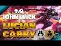 TFT John Wick gibi Lucian Carry & Şövalye ve Silahşör Kompozisyonu