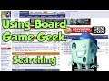 Using Board Game Geek - Searching