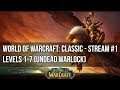 World of Warcraft: Classic: Undead Warlock Gameplay (Level 1-7) | Stream | Deutsch