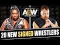 20 More Wrestlers That HAVE SIGNED To All Elite Wrestling! (Jon Moxley, Awesome Kong & More!)