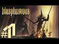 Blasphemous gameplay 11 : " Archcathedral rooftops ".